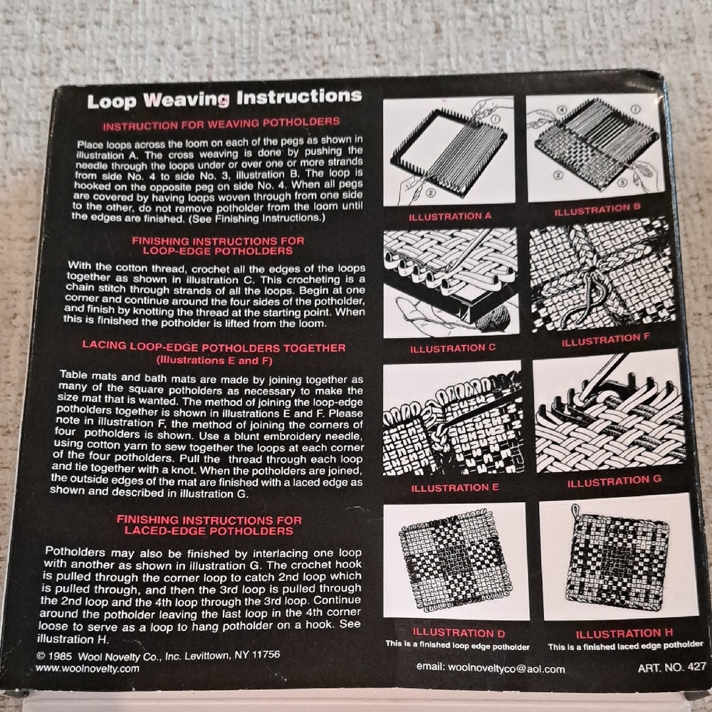 Loop Weaving Craft & Instructions Guide - Picture 2 of 6